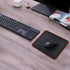 Mouse Pad with Anti Fraying Stitched Edge, Smooth Surface Computer Mousepad Mat with Natural Rubber Base, Washable