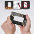 Black Gold Marble Single Gang Rocker Light Switch Plate Cover, Decorative Wall Plate for Home, Bedroom, Kitchen