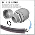 Yaomiao Liquid Tight Connector 180 Degree Electrical Conduit Fittings, Non Metallic PVC for Home (30 Pcs)