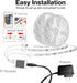 50ft DAYBETTER Smart WiFi Led Lights, Tuya App Controlled, Work with Alexa and Google Assistant, Timer Schedule, RGB