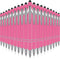Zonon 38 Pieces Rubberized Ballpoint Pen with Stylus Tip, Soft Grip Metal Pen, Black Ink for Most Devices (Hot Pink)
