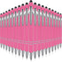 Zonon 38 Pieces Rubberized Ballpoint Pen with Stylus Tip, Soft Grip Metal Pen, Black Ink for Most Devices (Hot Pink)