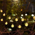 16ft 30 8 Battery Operated Globe String Lights, Crystal Globe String Lights LED Modes Waterproof String Lights