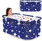 Portable Foldable Bathtub,Foldable Soaking Bathtub for Adults, Freestanding Bathtubs, Hot Bath Tub,