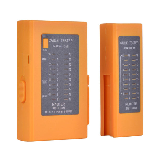 2 in 1 HDMI Cable Tester and Network Cable Tester, RJ45 Cat5 Cat6 HDMI Wire Tester