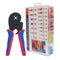 Fidioto 1200pcs Dual Barrel Ferrules Terminal Set with Crimping Tool Kit, AWG 28-5 Self-Adjustable
