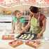 30 Sets of Cookie Boxes, 9.5x5.9x1.8 Inches Bakery Boxes with Clear Lids for Pastries, Macaron, Strawberries