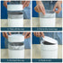 Mini Desk Trash Can with Lid, 0.5 Gallon Tiny Waste Basket with 180 Trash Bags for Desk Top