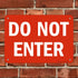 SmartSign "Do Not Enter" Sign, 7" x 10" Plastic
