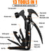 13 1 Hammer BIIB Gifts for Men, in Multitool Camping Accessories, Mens Gifts for Dad Him Boyfriend, Anniversary