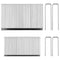 Alrhso 40Pcs Plantation Shutter Staples Pins Replacement Plantation Shutter Fasterners Repair Tool Kit