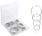 Mr. Pen 36 Pcs Binder Rings, Assorted Sizes Loose Leaf Binder Rings for Index Cards and Flash Cards