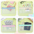 Sorcristy 4-Piece Set, 8.4 4.1 Inch, Multi-Purpose Money Pouch Cash Envelopes Small Zipper Pouches, Mesh Bags