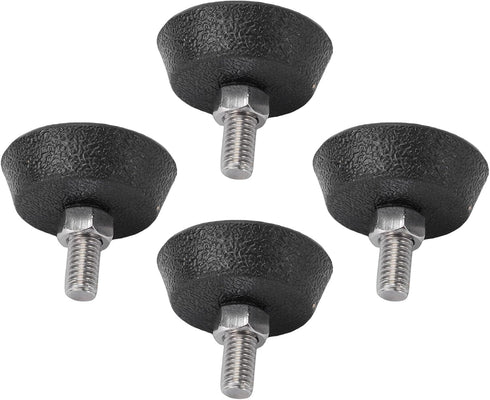 4PCS Furniture Leveling Feet, Screwin Adjustable Levelers with Nonslip Rubber Pads for Table, Chair, Sofa, Cabinet