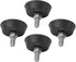 4PCS Furniture Leveling Feet, Screwin Adjustable Levelers with Nonslip Rubber Pads for Table, Chair, Sofa, Cabinet