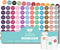The Organized Pharmacy Expiration Dates Stickers System, 5 Year Supply - 480 Color Coded Inventory Management Labels