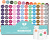 The Organized Pharmacy Expiration Dates Stickers System, 5 Year Supply - 480 Color Coded Inventory Management Labels