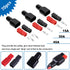 smseace 70pcs 15/30/45Amp Power Connectors with PVC Cover, Quick Disconnect Power Pole connectors for 20-10AWG