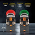 Emergency Push Button Switch, Green & Red Mushroom Head for Home or Industrial Equipment, 22mm, Stay-Put (2 Pack)