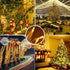 weillsnow 164 500 8 FT LED Christmas Lights Outdoor, Waterproof Christmas Fairy Lights with Timer, Plug in Warm White