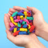 Tamaki 60 Pack Pencil Top Erasers, Cap Erasers, 6 Colors, Toppers Eraser for Kids