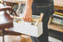 YAMAZAKI Home Desk Organizer, White Storage Solution for Office Supplies