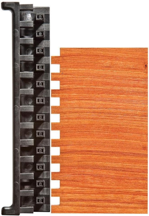 Rockler Box Joint Cauls (4-Piece), Perfect Alignment Plastic Cauls for Woodworking Tools