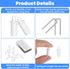 Set 20PCS 20PCS Plantation Shutter Repair Kit Includes Spring Loaded Shutter Repair Pins and Plantation Shutters