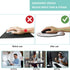 Mouse Pad with Wrist Support, Ergonomic Memory Foam Cushion, Non-Slip Rubber Base for Home Office Computer Laptop