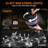 3 1 19 30s 32.8 TOHETO Camping String Lights, in Upgraded Retractable RGB Outdoor String Lights with Lighting Modes
