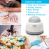 ONiLAB Mini Vortex Mixer with Touch Function for Lab Mixing, Includes 120 pcs Stainless Steel Mixing Balls