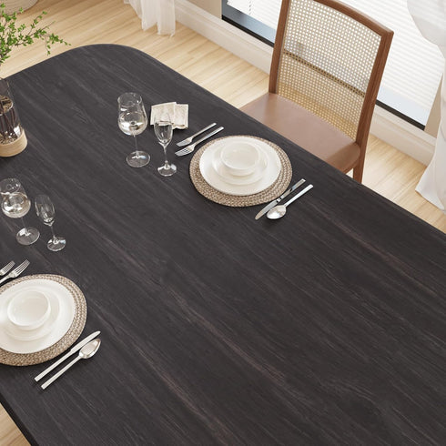 CRE8TIVE Dark Wood Contact Paper, Peel and Stick Faux Wood Wallpaper, 12"x80", Waterproof for Kitchen Countertops