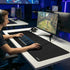 Senetem 35.4x15.7 XXXL Large Mouse Pad, Ultra-Smooth Gaming Mousepad, Non-Slip Rubber Base, Washable Surface Fits Wired