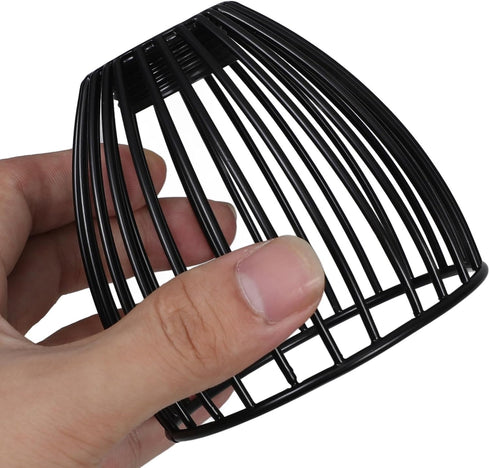 Set 2 Cozy Uonlytech Metal Bird Cage Lampshade of Small Drum Lamp Shades for Table and Floor Lamps with Diy Design Home