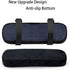 Memory Foam Chair Armrest Pad - Comfy Office Chair Cover for Elbows and Forearms Pressure Relief (Set of 2)