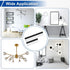 VIAPUICE M10 11.8'', 4 Set Lighting Fixture Downrods x Threaded Extension Rod Lamp Rod Light Fixture Part