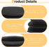 10Pcs 40x20mm uxcell Plastic Hole Plugs, Olive Shape Pipe Tubing End Cap, Pipe Tube Insert Cap, Table Chair Leg Hole