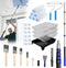 Paint Roller Kit with 4.4FT Telescoping Extension Pole, 27 PCS Paint Brushes