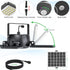 INXPHY 1200LM 144LED 5 4-Leaf 120 IP65 Solar Shed Light, Motion Sensor Pendant Light, Lighting Modes Remote Control