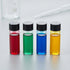 1 4ml 144pcs/pk PEKYBIO Dram Small Glass Vials with Caps, Leak Proof, with PTFE/White Silicone Liners, Mini Glass Jars