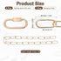 2ft 3mm/0.12" 2 uxcell Lighting Hanging Chain, Looping Metal Pendant Chandelier Chain Extension with Quick Link Lock