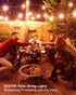 Svater 25 FT Outdoor String Lights LED, Patio Globe Lights with 12+1 Plastic G40 Bulbs, Waterproof Dimmable Hanging