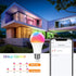 A19 Bulb, 9W 900LM Bulb 16 2.4GHz Decor(2Pack) Smart Light RGB+CCT LED - Million Vibrant DIY Colors, Music Sync via