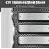 MorningRo 2 430 12 9 Inches 24ga #4 Pcs Stainless Steel Sheet Metal x Metal Plates Panel Brushed Finish Magnetic Mount