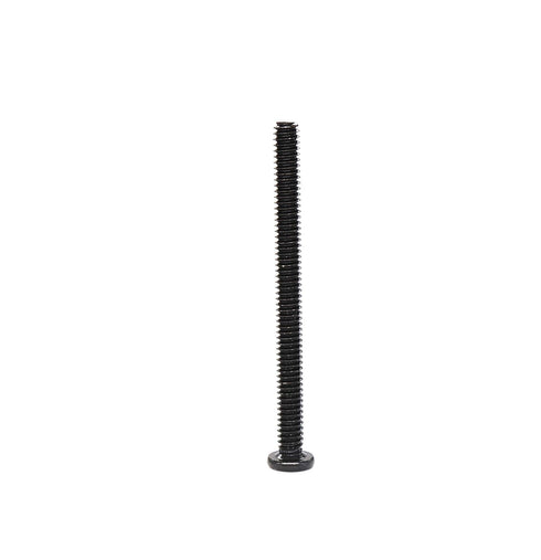 binifiMux 12pcs 1/4-20 x 2-1/2 Inch Black Hex Socket Cap Screws for Furniture Chair Table Desk