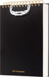 Yoment Top Spiral Notebooks - Large Bullet Lined Journal, 300 Pages, 7" x 10", Waterproof Cover for Work (Black)