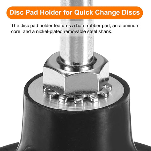 5Pcs 2" 1/4" HARFINGTON Disc Pad Holder Quick Change Discs Shank Holder Mandrel for Die Grinder Sanding