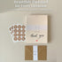 Papierville 50 4x6, Embossed Thank You Cards with Envelopes & Stickers Ivory Folded Notecards Elegant Textured