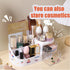 Kawaii Stationery Storage Box, Makeup Organizer with 2 Drawers and 5 Compartments for Teen Girls