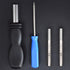Triwing Screwdriver Set with 5 Pack CR2032 Batteries, 3.8 mm & 4.5 mm Security Screwdriver Game Bit Tool Set for NES,